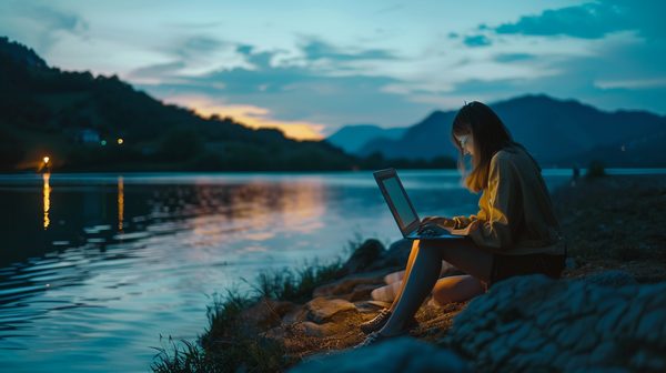 Écrans portables pour les nomades : la révolution du travail mobile